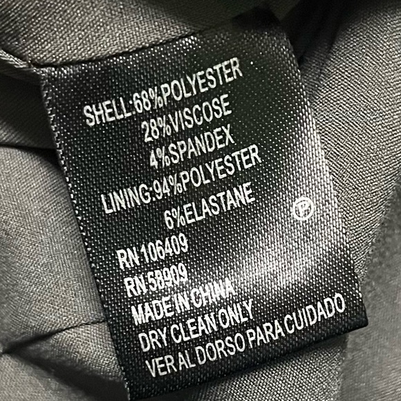 Antonio Melani Womens Blazer Dark Gray Size 8 Career Professional Business Work - Picture 8 of 8